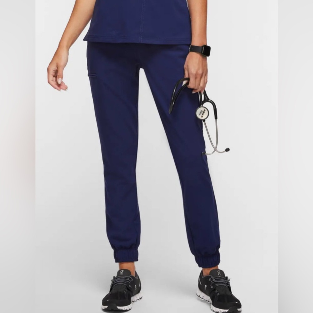 Jaanuu skinny 5 pocket jogger pant navy size Small Tall